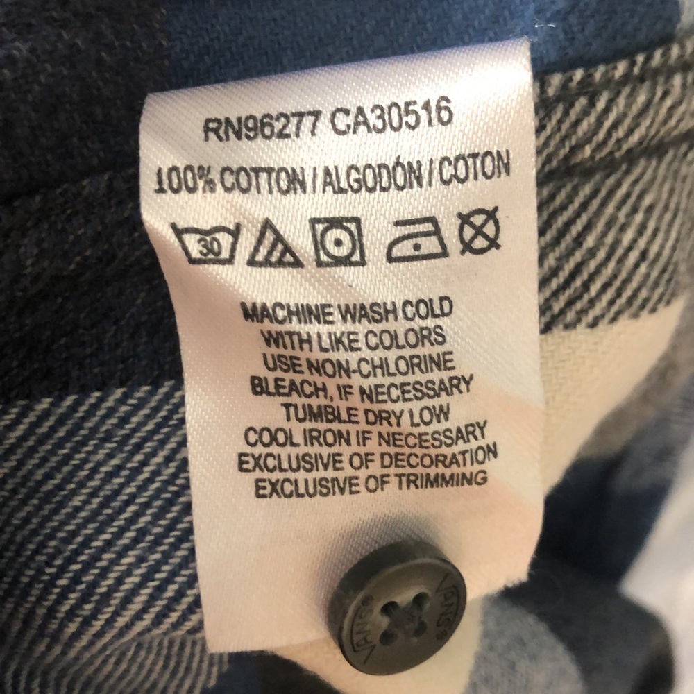 Vans Button Up Shirt - Picture 6 of 6